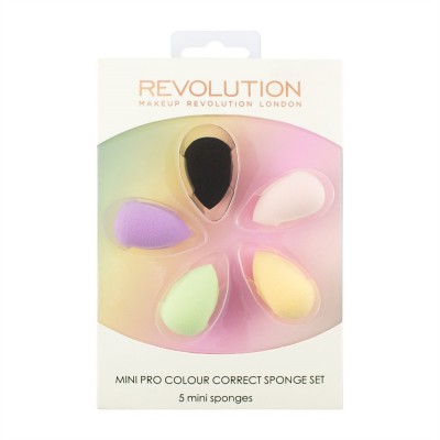 Makeup Revolution Houbičky na make-up nebo korektor Mini Pro Colour Correct Sponge Set