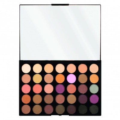 Makeup Revolution paleta očních stínů Pro HD Palette Amplified 35 Neutrals Cool