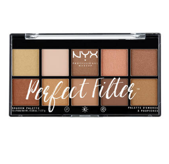 NYX Professional Makeup Paletka očních stínů Perfect filtr shadow Golden Hour