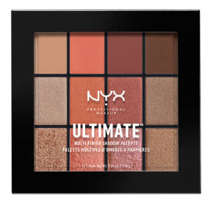NYX Professional Makeup Paleta očních stínů Ultimate Multi-Finish Warm Rust