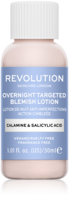 Revolution Skincare Overnight Targeted Blemish Lotion Lokální sérum na vyrážky