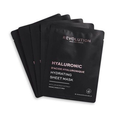 Revolution Skincare Sada pleťových masek pro hydrataci Hyaluronic Acid (5x)